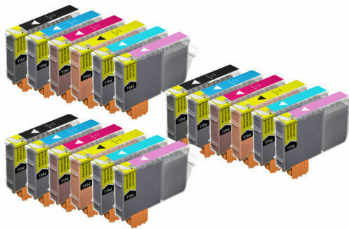 Lot De 4 Cartouches D'encre Compatibles Pour Imprimantes Canon IP3300, MP510... (PGI-5)