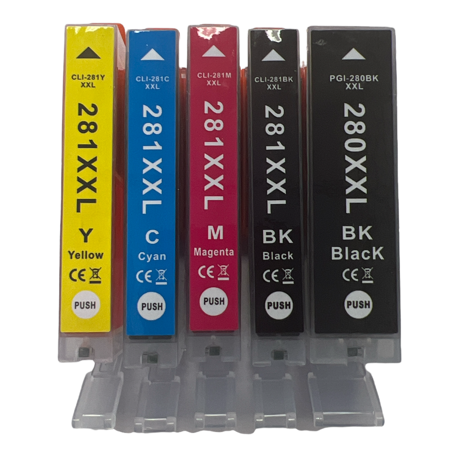 5PACK PGI-280XXL CLI-281XXL Ink Cartridges For Canon PIXMA TS8120