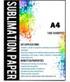 Wide Format Sublimation Printer Bundle Epson WF-7310 with A3 sublimation paper