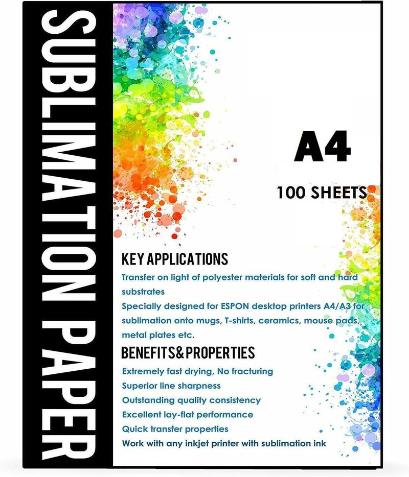 Wide Format Sublimation Printer Bundle Epson WF-7310 with A3 sublimation paper