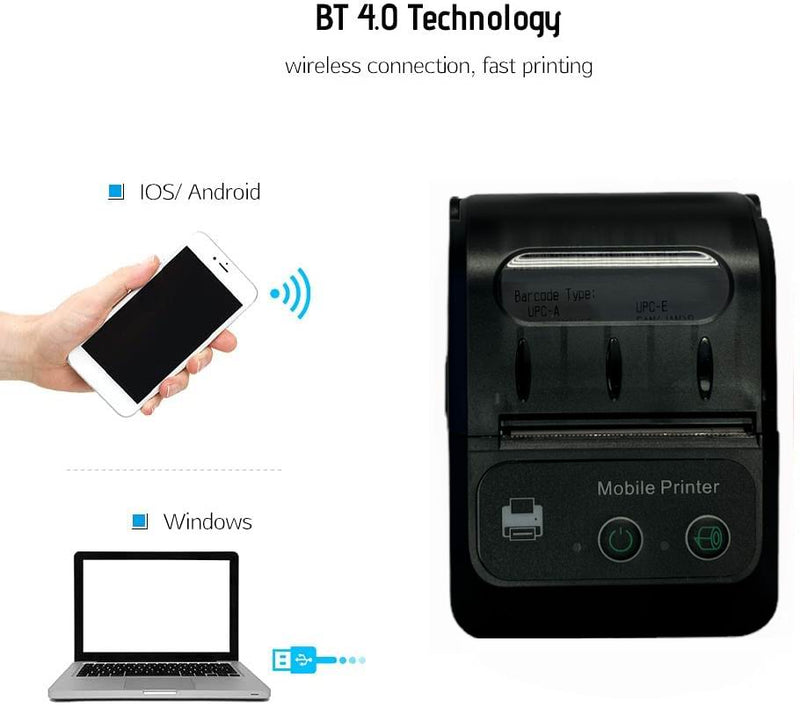 thumbnail image 2 of A9 MAX Mini Thermal Printer - Portable Bluetooth Wireless Printer For Photos & Labels 2 of 12