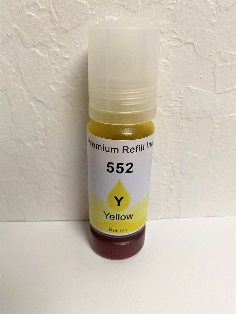 Premium Compatible Dye refill ink T552 552 for Epson Ecotank ET-8500 ET-8550