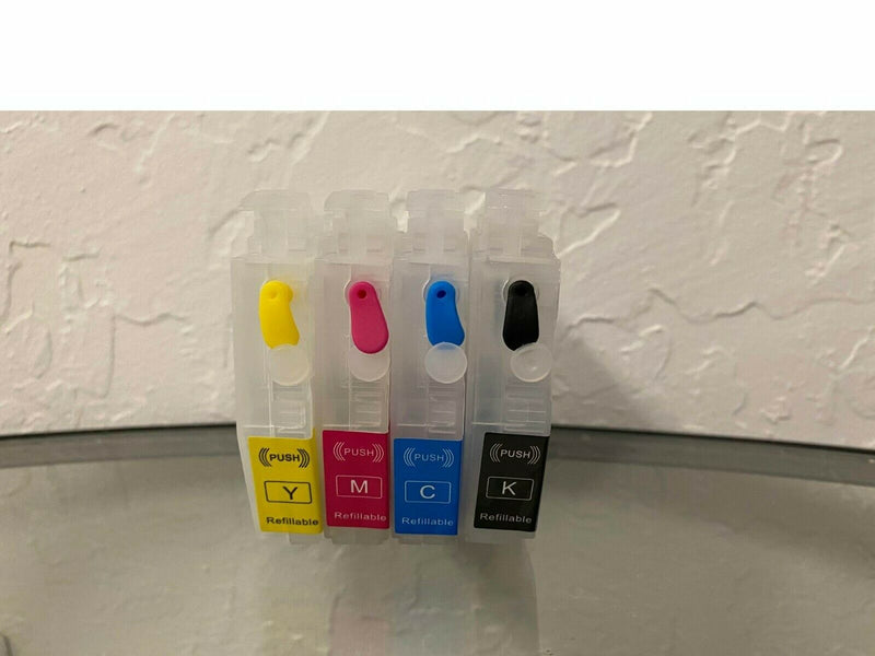 Empty Refillable Ink Cartridges For Brother LC3011 LC-3013 Chip Resetter CISS
