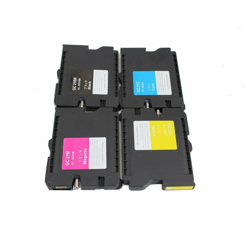 4PK Combo Ricoh GC21 GC-21 ink cartridge for GX2500 GX3000 GX5050N GX7000