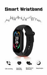 M5 Smart Watch Band Heart Rate Blood Pressure Monitor Tracker Fitness - Black