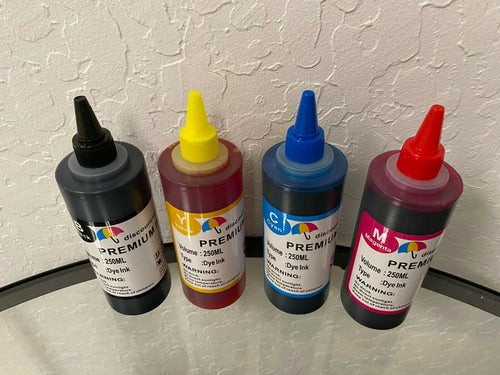 4X250ml Refill Ink Kit for Canon PG-240 CL-241 G-210 CL-211 PG-245 CL-246