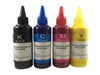 Pigment 4x100ml Refill ink for Epson T774 T664 WorkForce EcoTank ET 4500 ET 4550