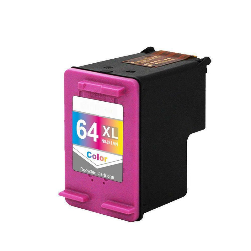 Compatible For HP 64XL (N9J91AN) Tri-color Ink for ENVY 7830 7855 7858 7864