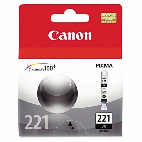 Canon Cli-221 Ip3600/Ip4600/Mp560/Mp620/Mp640/Mp980/Mp990/Mx870 Black Ink