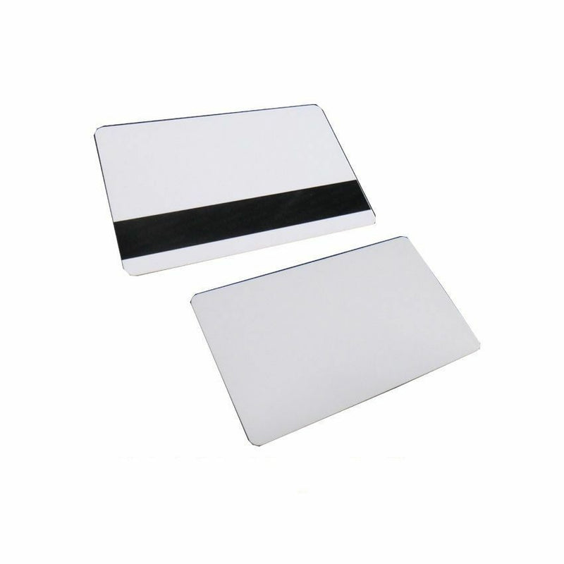 50 CR80 30Mil White magnetic PVC Plastic Credit/Gift/Photo ID Badge Cards