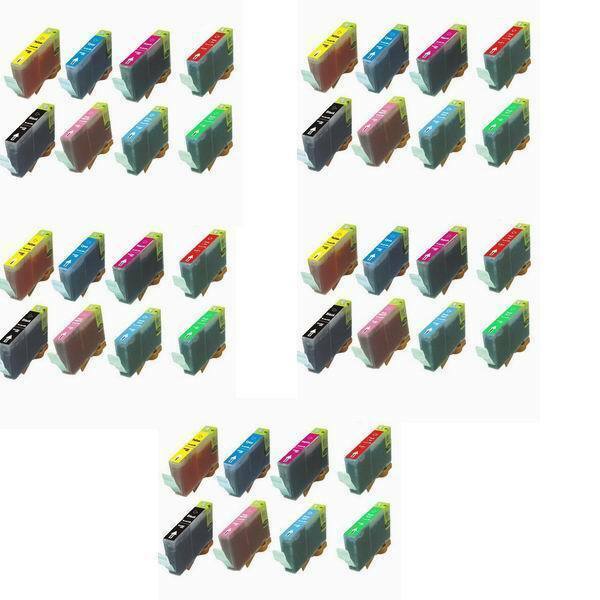 40PK Comp NEW INK FOR CANON # CLI8 CLI-8 PRINTER PRO-9000 PRO-9000 MARK II