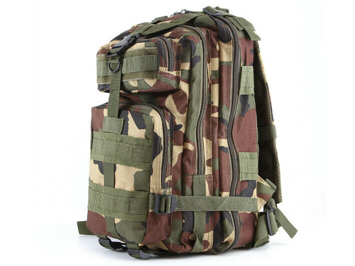 Outdoor Shoulder Military Tactical Backpack Travel Camping Hiking Trekking 30L