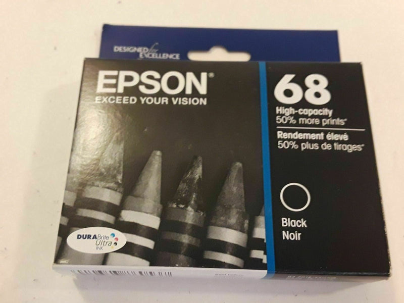 Epson Genuine 68 T0681 Black Ink Cartridge