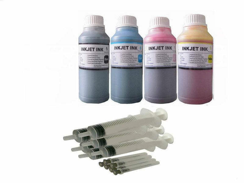 Bulk refill ink kit Fit Epson 702 Xl T702 For WorkForce Pro WF-3720 4000ml