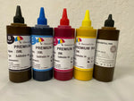 1250ml SUBLIMATION BULK INK REFILL BOTTLES FOR CANON PGI-250 CLI-251 + GRAY