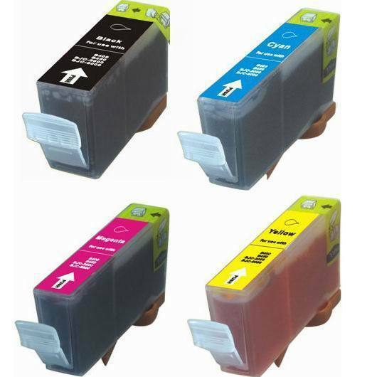 4 pk Compatible Canon PGI-220 CLI-221 Ink Cartridge PGI 220 CLI 221