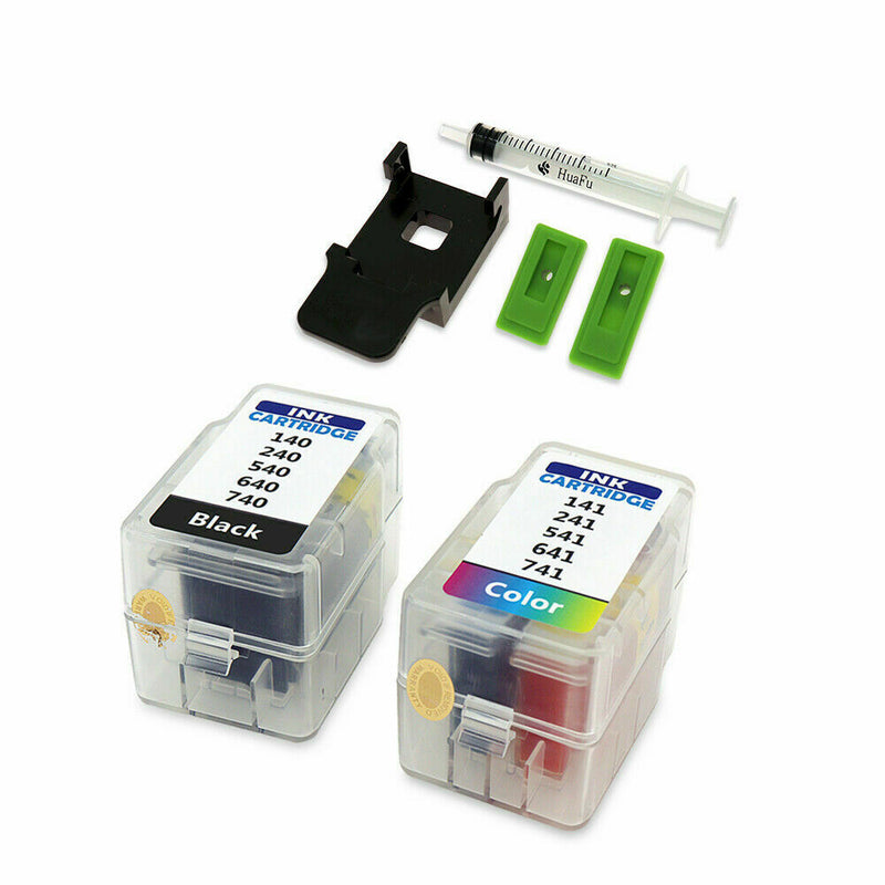 Inkjet Office Supply DIY Refill Kit For Canon PG-260 CL-261 XL Ink Cartridges – Black & Tri-Color