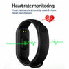 M5 Fitness Smart Watch Band Sport Activity Tracker Heart Rate Monitor - Red