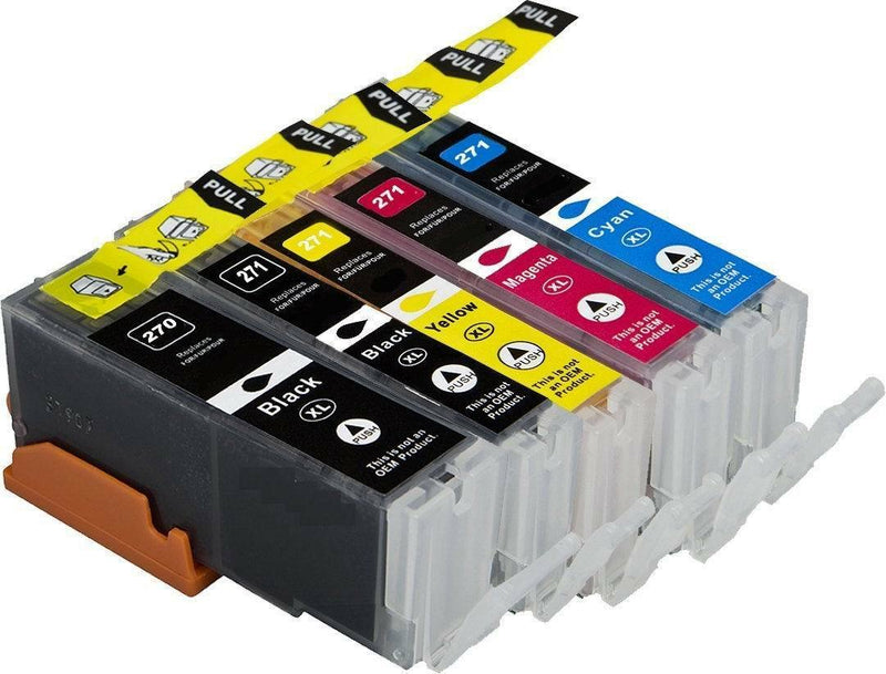 5 PK PGI270XL CLI271XL Ink Cartidge for Canon Pixma MG7720/6822/6820/5722/5720