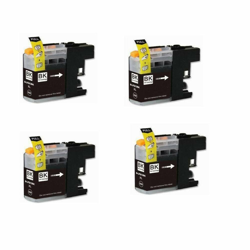 4PK LC3011BK Black Compatible Ink For Brother MFC-J491DW J497DW J690DW