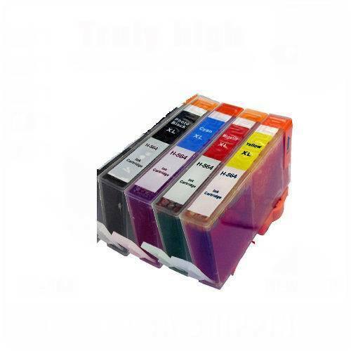 4PK Compatible For HP 564 XL Ink Cartridge for HP 4610 5510 5520 6510 6520