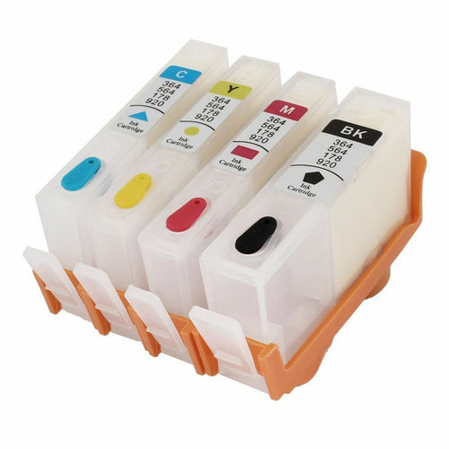 4 Empty Refillable ink kit for HP 564 Photosmart 5510 5511 5512 5514 5515 5520