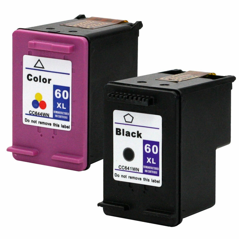 2PKs HP 60XL Ink Cartridge Photosmart C4635  Photosmart C4680