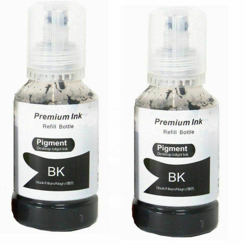 Compatible Epson 522 T522120 EcoTank Black Ink Bottle 2PK ET-2720, ET-4700