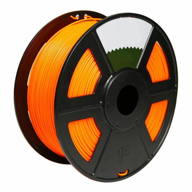 Transparent Orange 3D Printer Filament 1kg/2.2lb 1.75mm PLA MakerBot RepRap