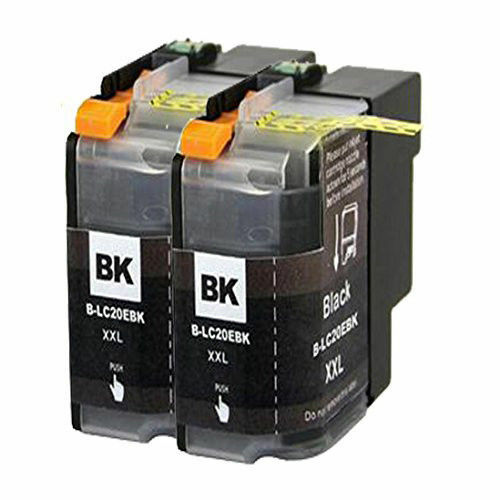 2PK LC20E LC20EBK Black XXL Ink Cartridge for Brother MFC-J5920DW