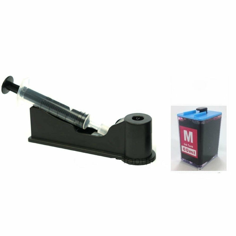 DIY REFILL Ink system for HP 564 564XL Magent PhotoSmart C6340 C6350 C6380 B8550