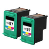 2PK HP 97 Ink For OfficeJet 7410xi 7310 7310xi Photosmart 8050 8053 8150 8400