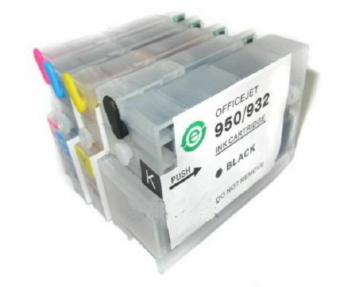 Sublimation Refillable cartridges for HP 932 933 HP Officejet 6100 6600 6700 710