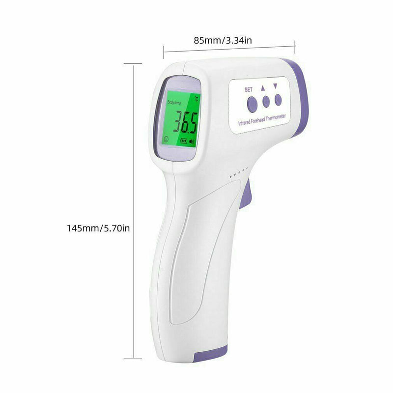 Infrared Thermometer LCD Non-contact Temperature Gun Digital IR Temp Meter