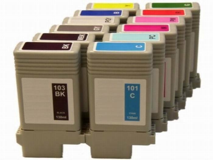 12PK Ink Cartridge Replacement for CANON PFI-101 pfi-103 imagePROGRAF iPF5100