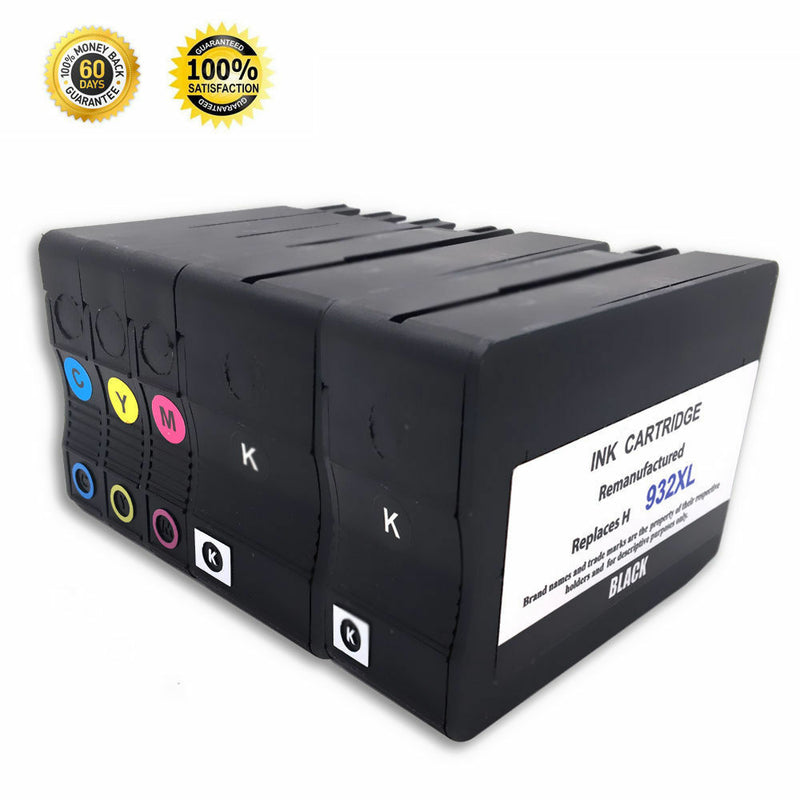 5 Premium 932 XL 933 XL Ink Cartridges for HP OfficeJet 7610 7110 7612 Printer