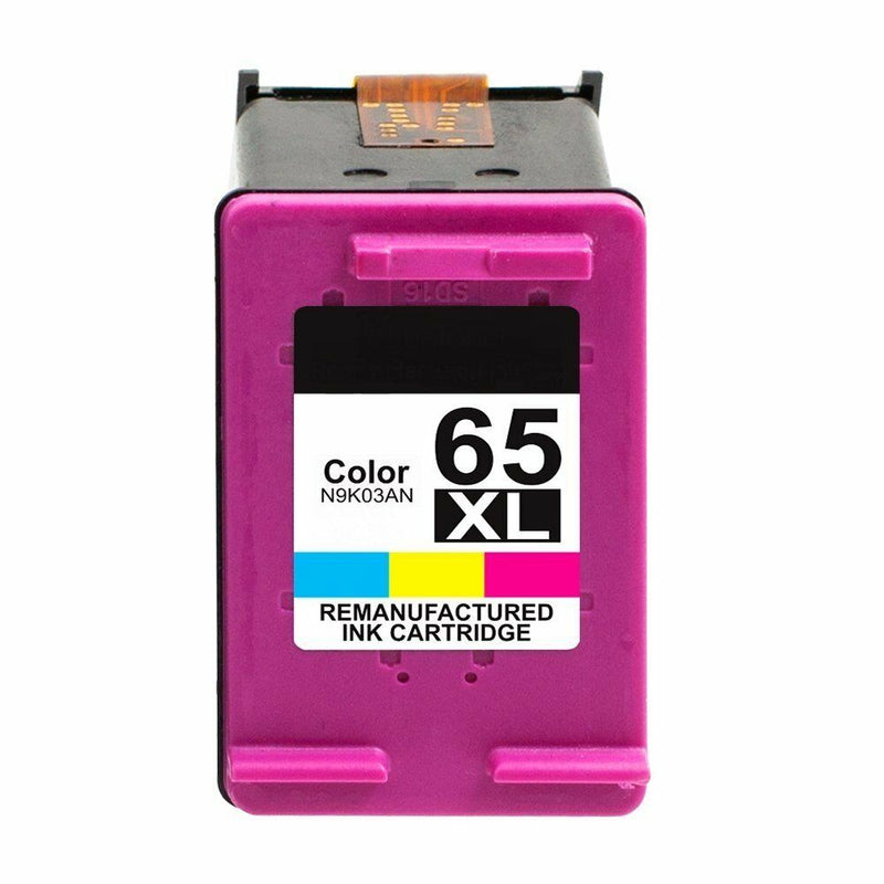 2pk Black Color Ink Cartridges Compatible for HP 65XL Deskjet 3720 3730 3732