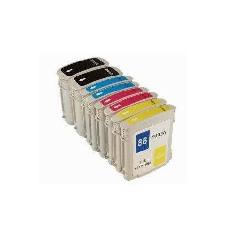 8 Pack 88XL Ink Cartridges For HP Officejet Pro L7500 L7550 L7580 L7590 L7600