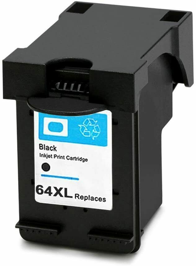 Black 64XL 64 XL Ink Cartridge for HP ENVY Photo 6252 6255 6258 7855 7858