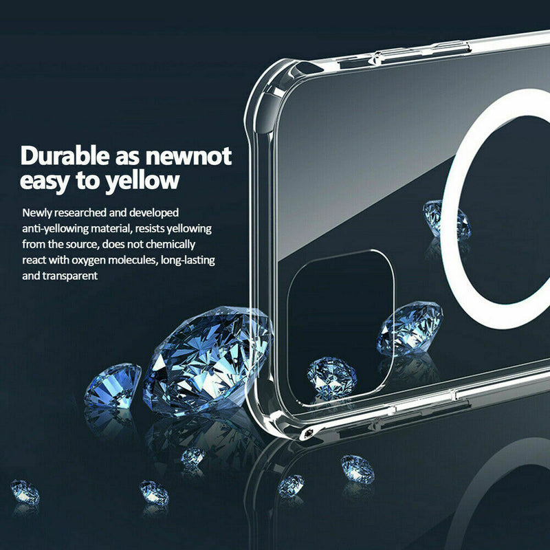 Shockproof Transparent Clear Case for iPhone 13 Pro / Pro Max with MagSafe