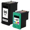 2 pk for HP 96 97 Ink for Deskjet 6940 6940dt 6980 6980