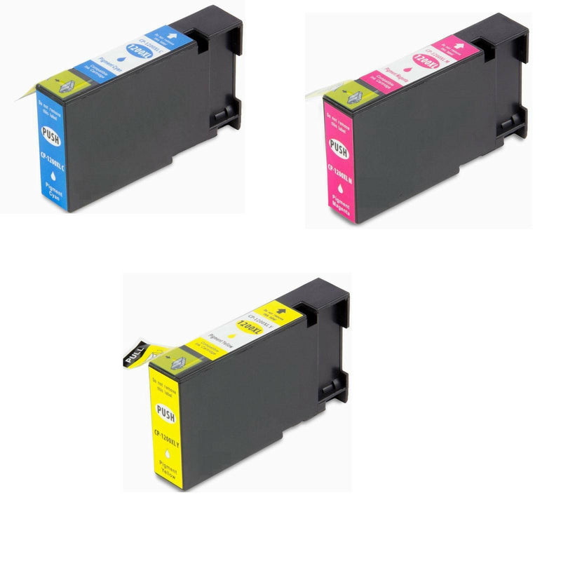 3 PGI-1200 XL CMY Pigment Ink Cartridges for Canon MAXIFY MB2020 MB2320 Printer