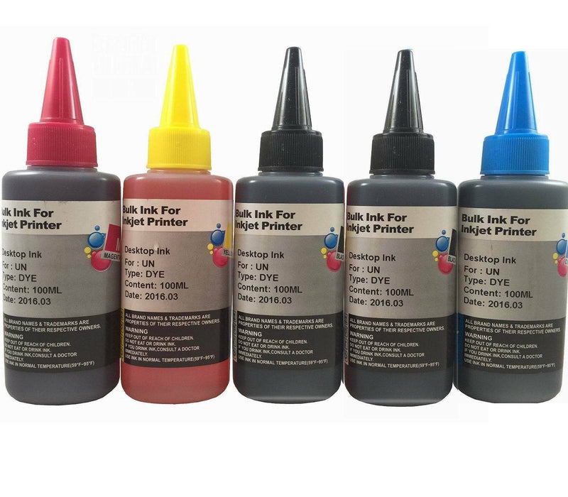 5x100ml Refill Ink for Canon PGI-35 BK CLI-36 PIXMA ip100 ip110