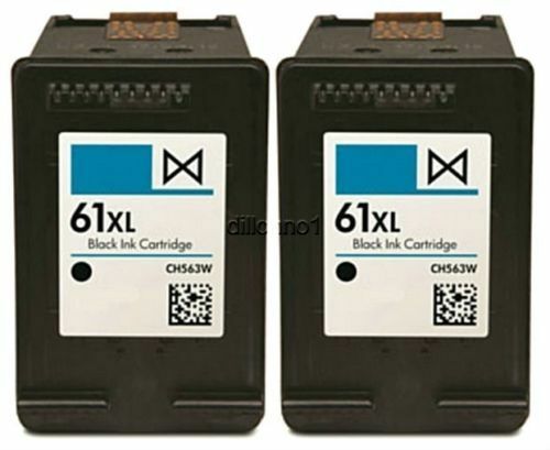 2-pk #61 XL Black/Color Ink For HP ENVY 4500 4501 4502 4504 5530 5531 5535