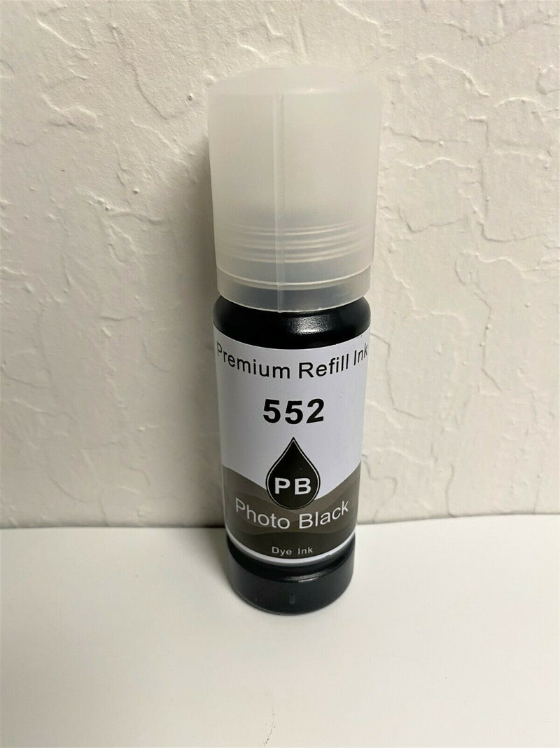 Premium Compatible Dye refill ink T552 552 for Epson Ecotank ET-8500 ET-8550