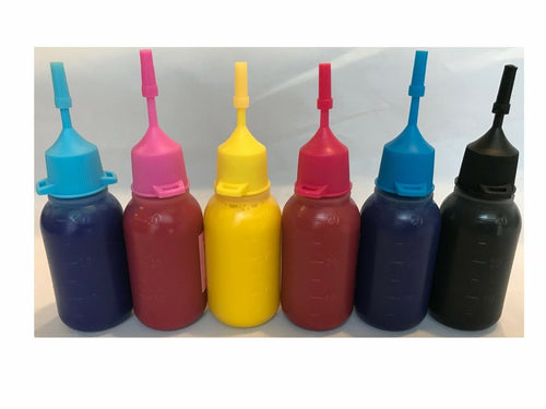 6x30ml Bottle Pigment Ink for HP Refillable Cartridges