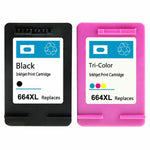 HP 664XL Black Color Ink Cartridge Show Ink Deskjet 1115 2136 3636 3836