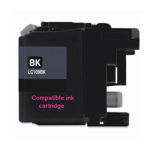 2 Black Ink Cartridges for Brother LC109XXL MFC-J6520 J6720 J6920