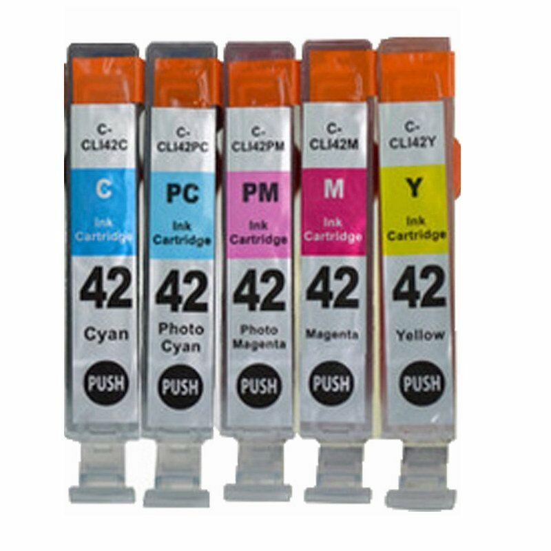 5PK CLI 42 CLI42 Ink Cartridge For Canon CLI-42 PIXMA PRO-100 PRO100 PRO 100