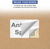 200 Half Sheet Address Mailing Labels Self Adhesive Shipping Label 8.5 x 5.5 100
